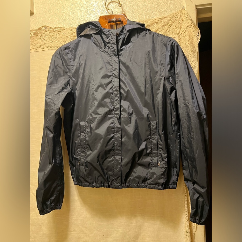 Prada Black Hooded Jacket